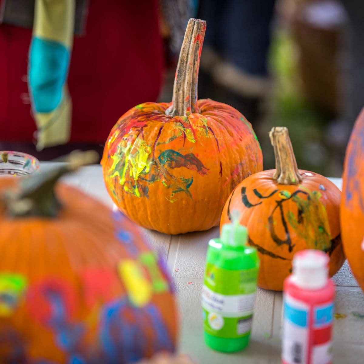 Kids Pumpkin Painting