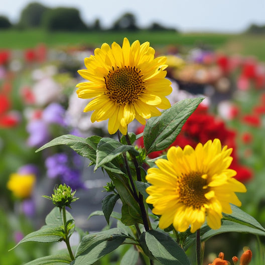 Helianthus Sunflower Sun Catcher